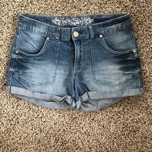Express jean shorts